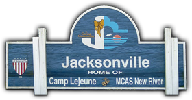 Jacksonville, NC sign